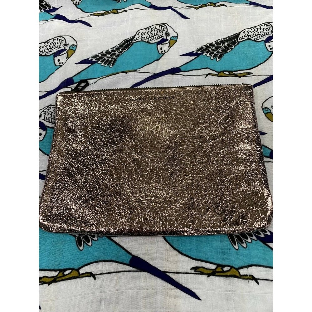 Marc Jacobs for Target Rose Gold Metallic Zipper Pouch Clutch